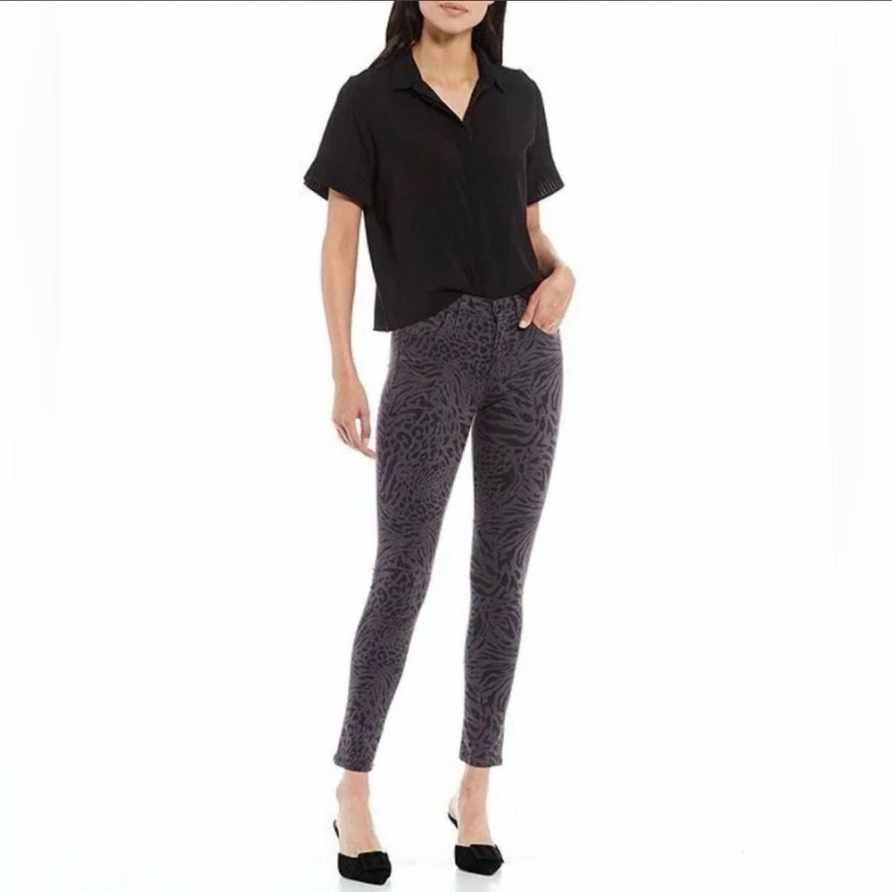 Joe’s Jeans Gray Animal Patterned Skinny 
Jeans